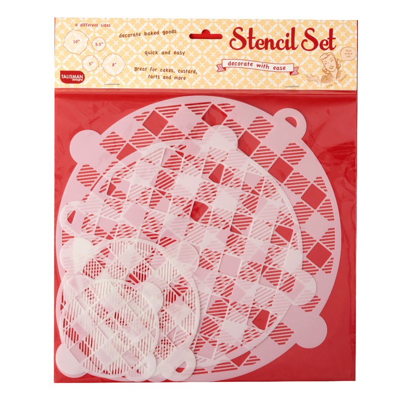 Baking Stencils - Set of 4