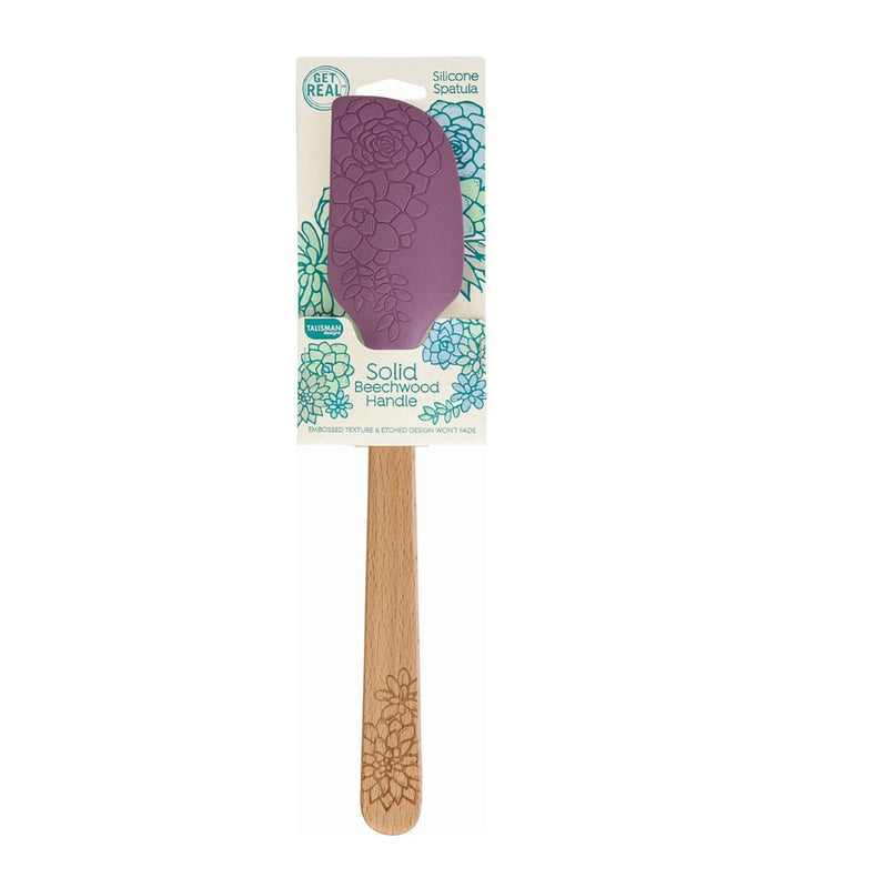 Succulent Silicone Spatula - Purple
