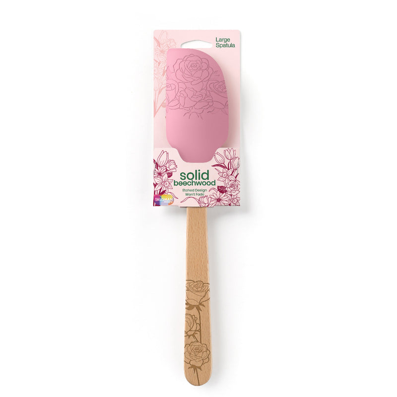 Beechwood - Silicone Spatula - Floral Blooms