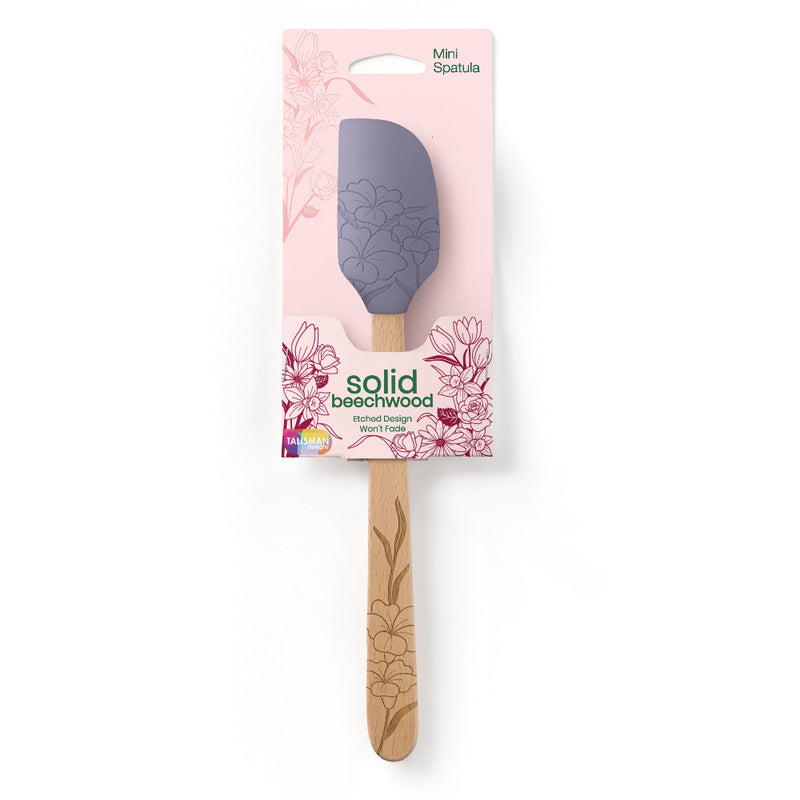 Beechwood - Mini Silicone Spatula - Floral Blooms