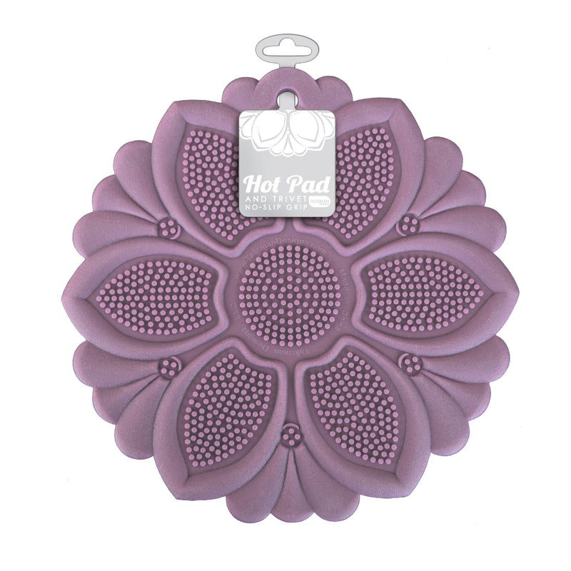 Hot Pad/Trivet, No-Slip Grip, Lavender