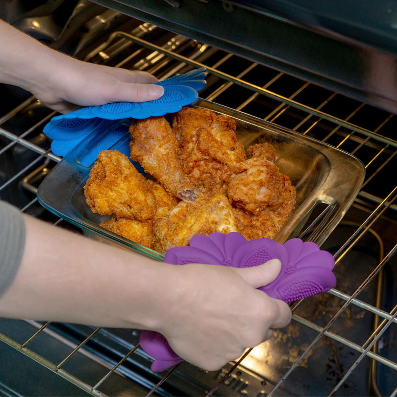 Hot Pad/Trivet, No-Slip Grip, Royal