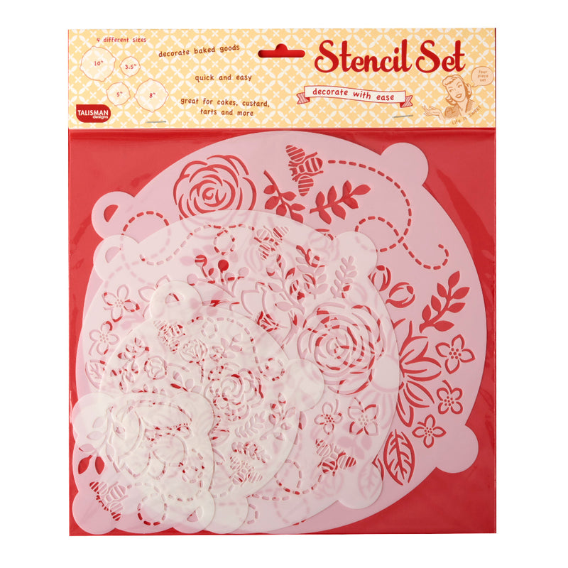 Baking Stencils - Set of 4