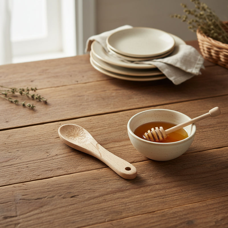 Beechwood - Mini Spoon - Floral Blooms