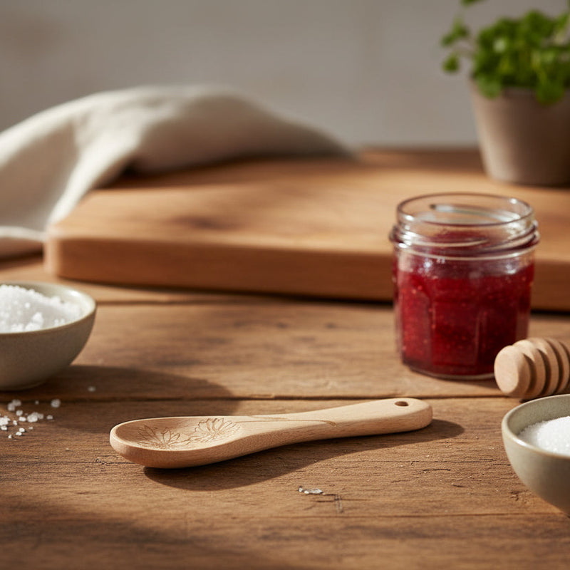 Beechwood - Mini Spoon - Floral Blooms