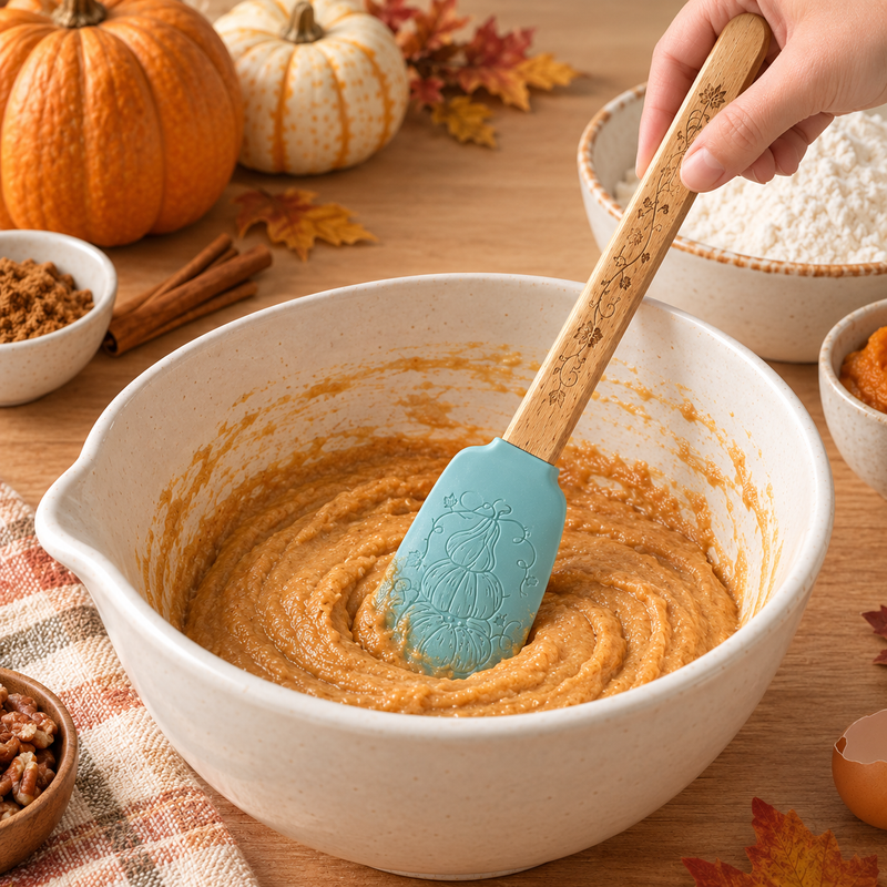 Beechwood - Mini Silicone Spatula - Harvest Friends