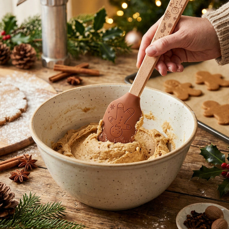 Beechwood - Silicone Spatula - Gingerbread