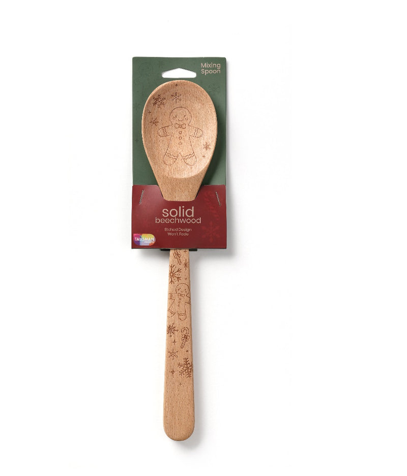 Beechwood Mixing Spoon – Gingerbread