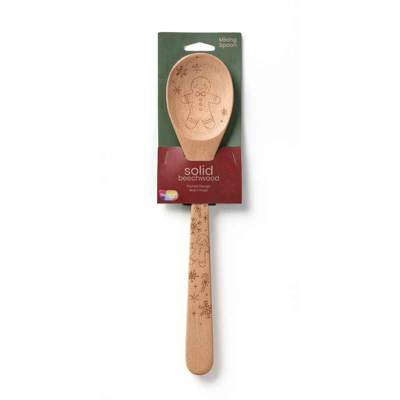 Beechwood Mixing Spoon – Gingerbread