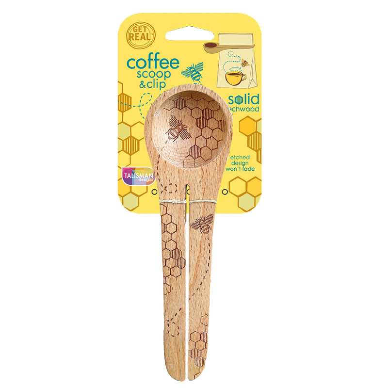 Honey Bee Coffee Scoop & Clip