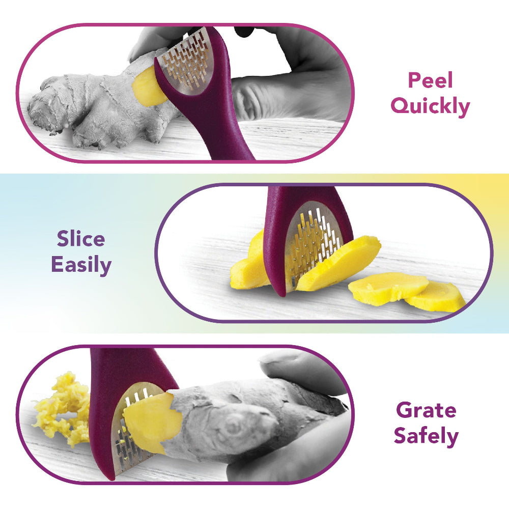 3-in-1 Ginger Peeler and Grater - Thumbnail 4