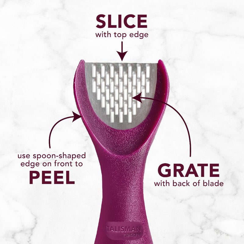 3-in-1 Ginger Peeler and Grater