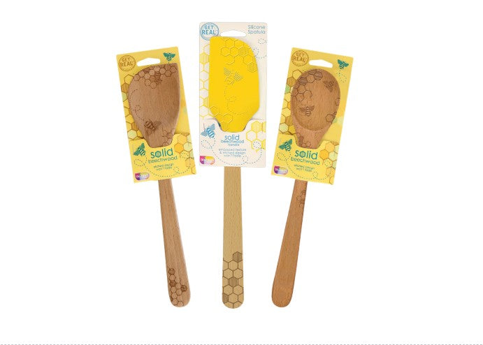 Bee Beechwood Utensil Bundle