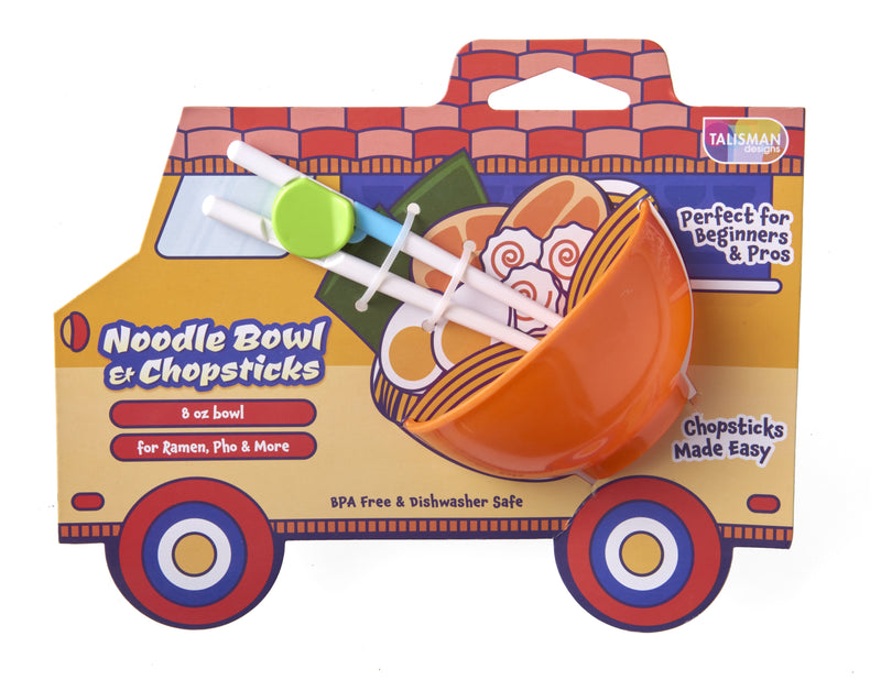 Noodle Bowl and Chopstick Set - Set of 2