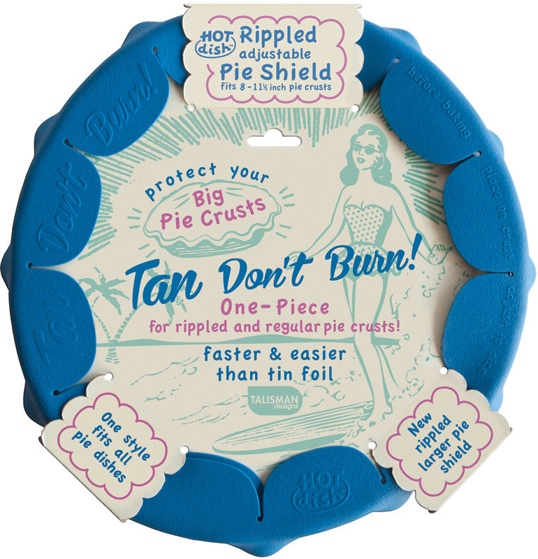 One-Piece Adjustable Pie Crust Shield - Thumbnail 5