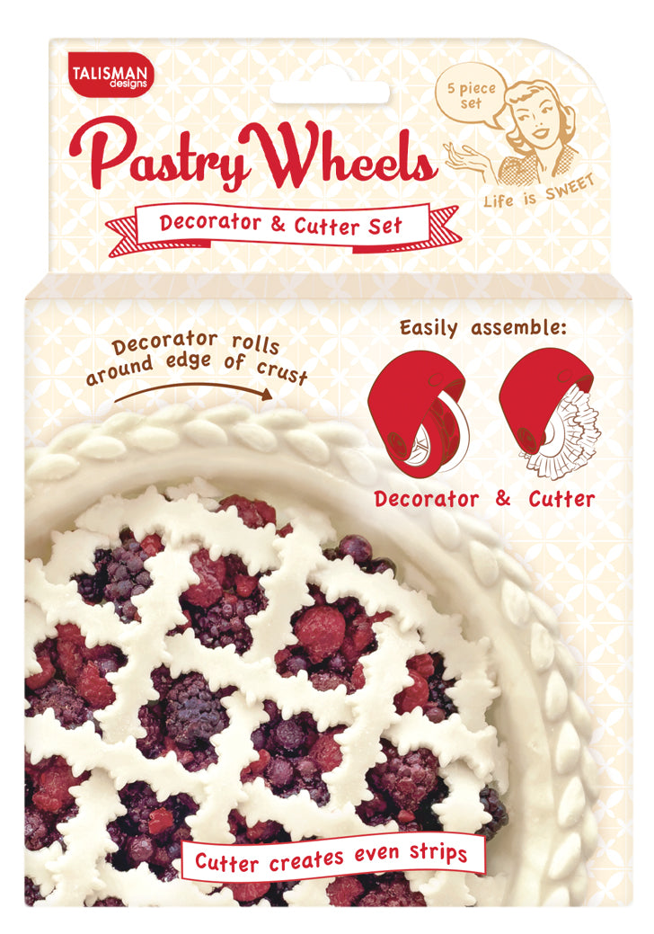 Pastry Wheel Decorator & Cutter Set