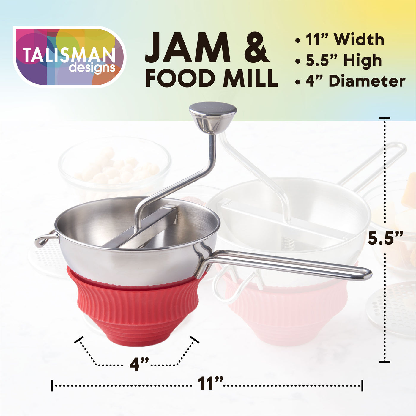 Jam & Food Mill Talisman Designs