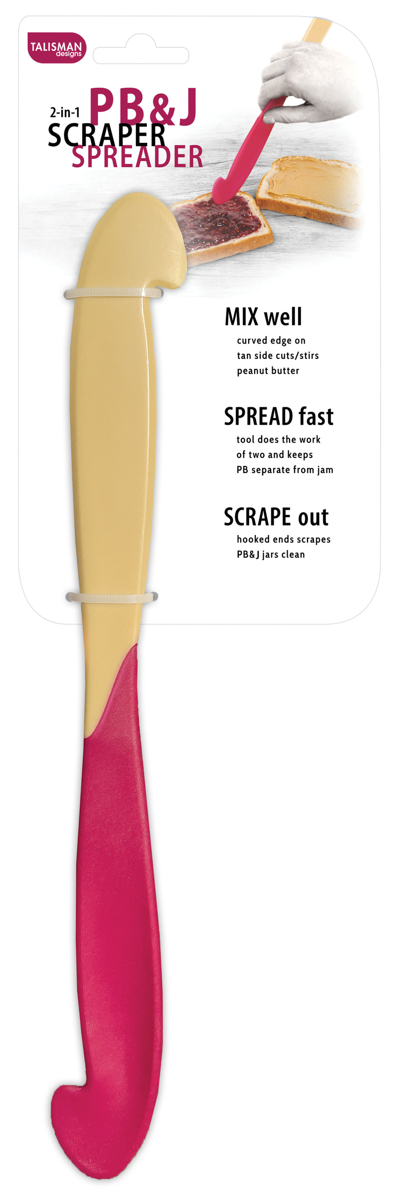 PB & J Scraper Spreader