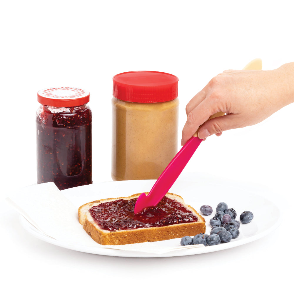 Simple preading Stainless Steel Spatula Spreader Knife, Peanut Butter and  Jelly, Chocolate or Strawberry Jam Stirrer & Jar Scraper Multifunction Stir