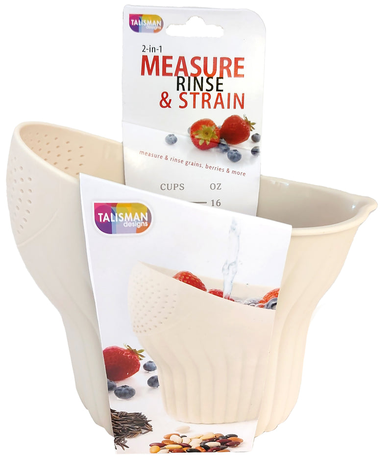 Measure Rinse & Strain - Cream