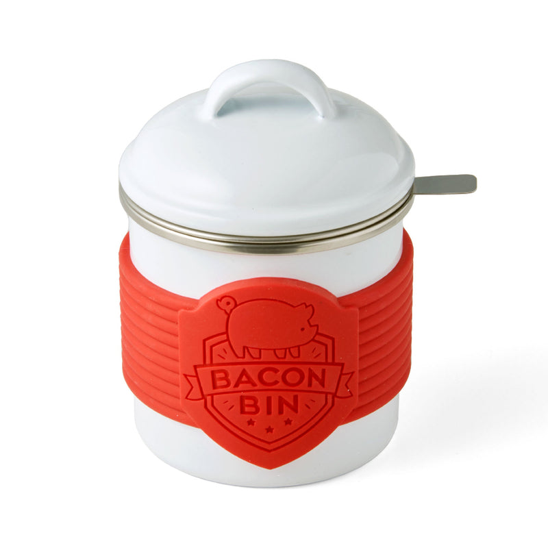 Metal Bacon Bin Grease Holder