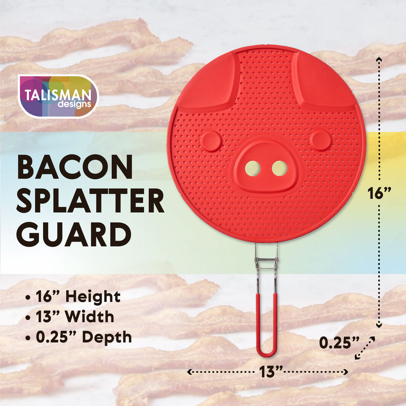 Bacon Grease Splatter Guard - Silicone
