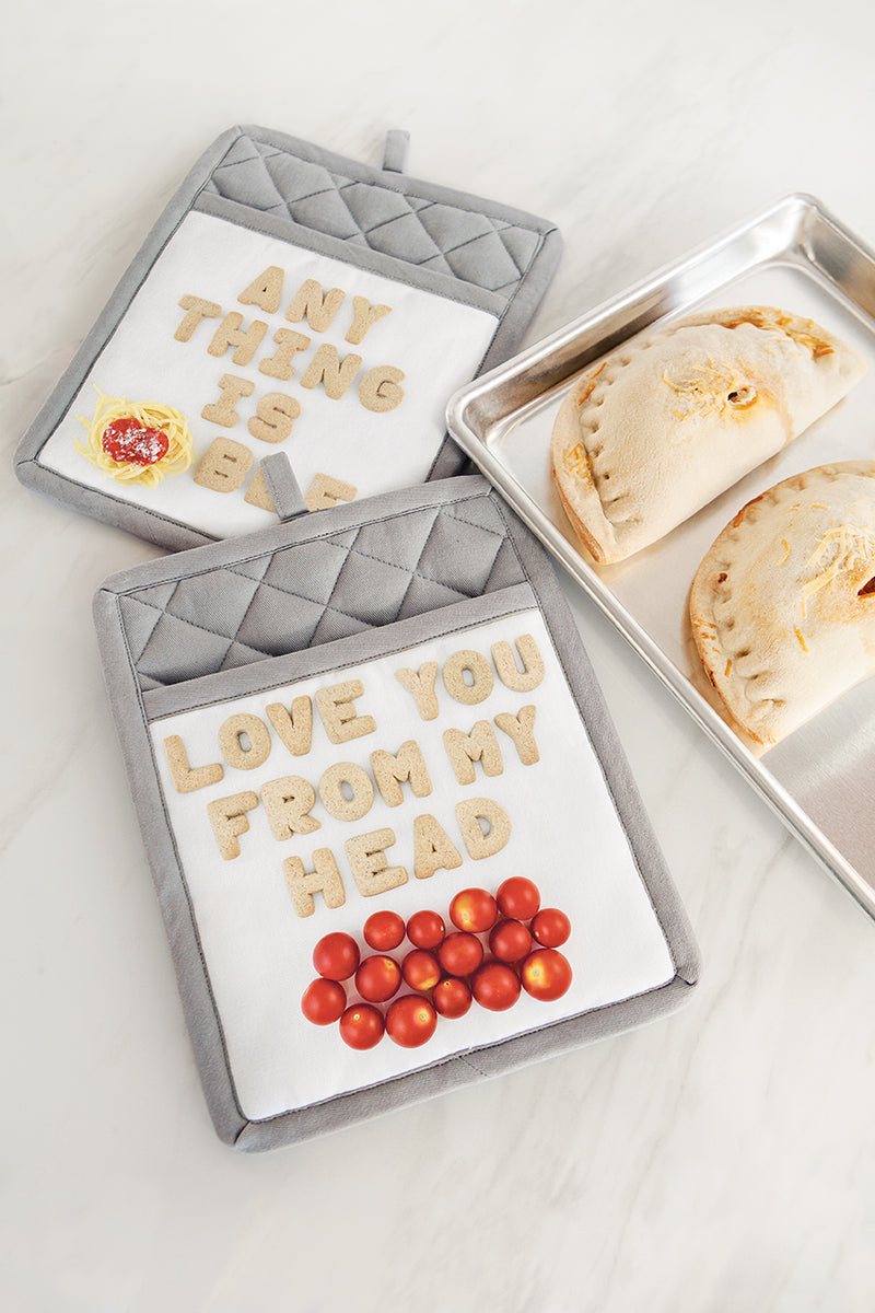 Food Puns Pocket Mitt Pasta