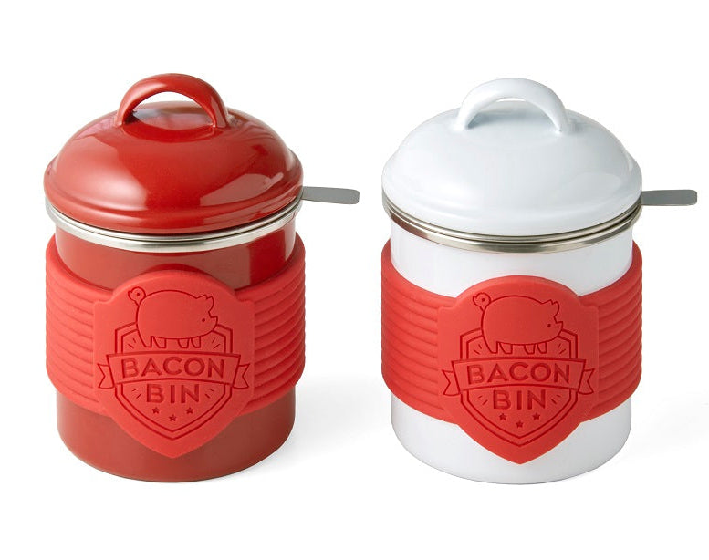 Metal Bacon Bin - Grease Holder