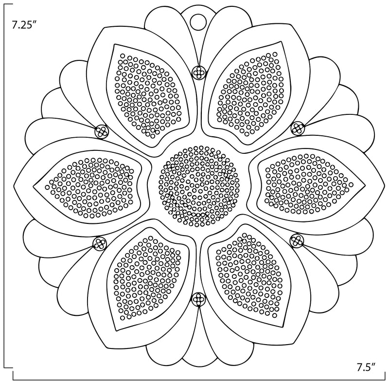 Hot Pad/Trivet, No-Slip Grip, Green