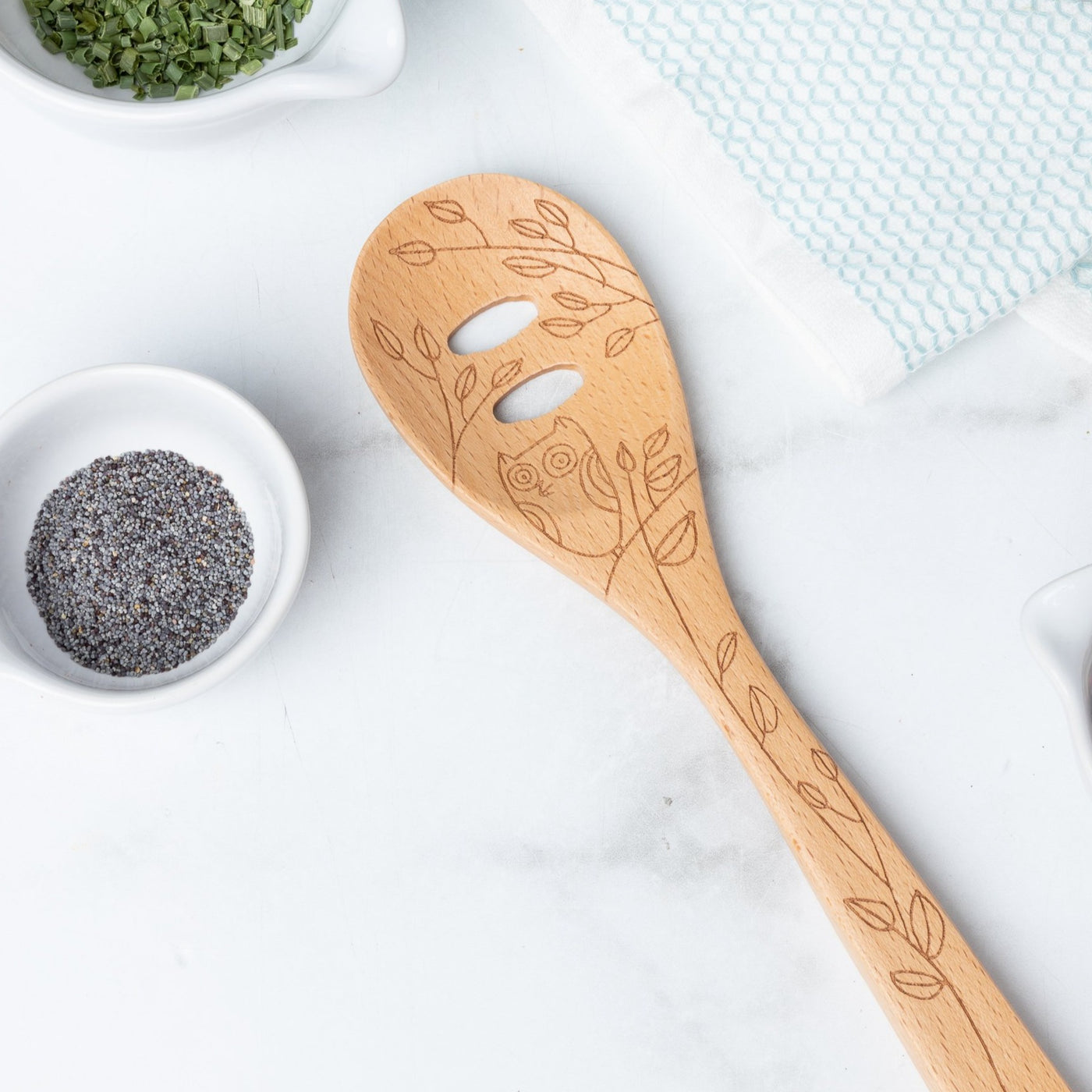 Wooden Slotted Spoon